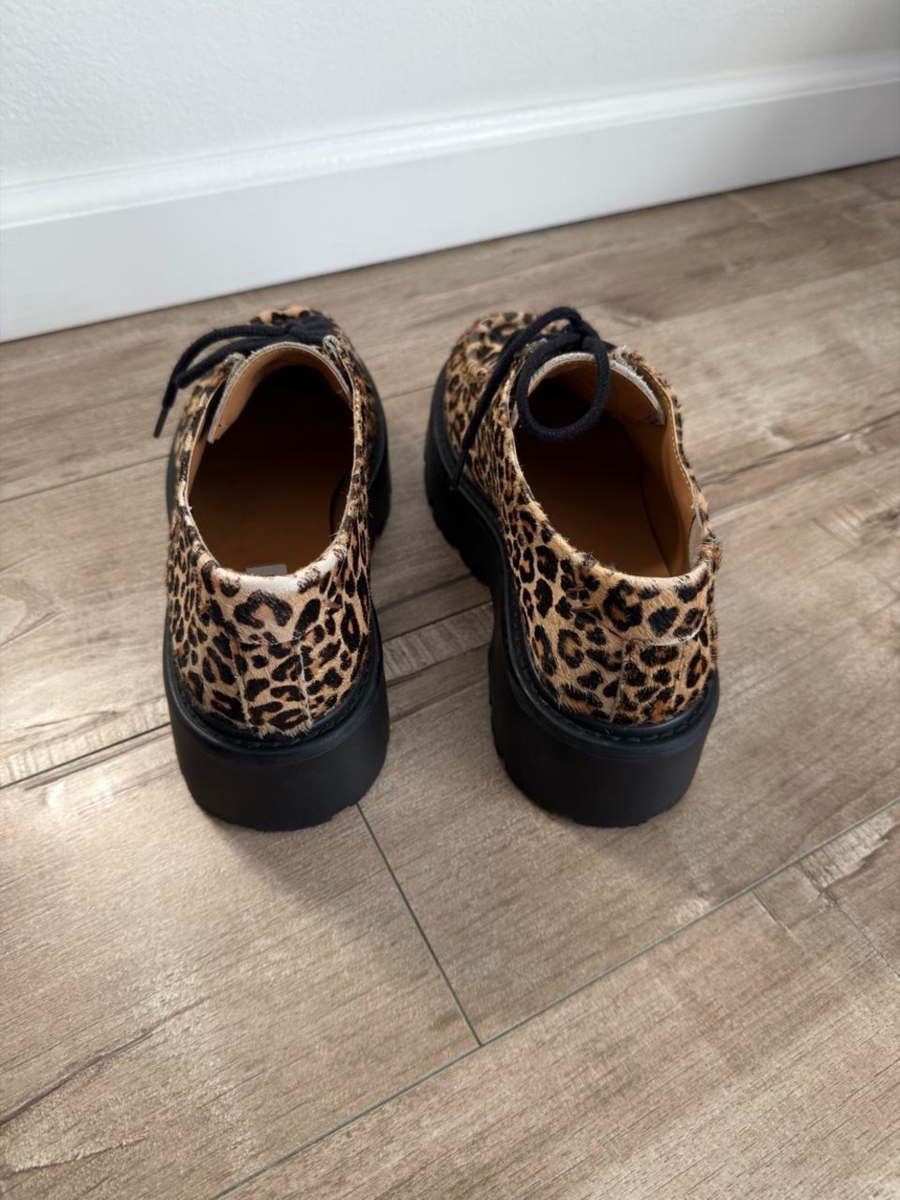 Steve Madden leopard-print platform oxfords size 8.5 - Picture 5 of 7